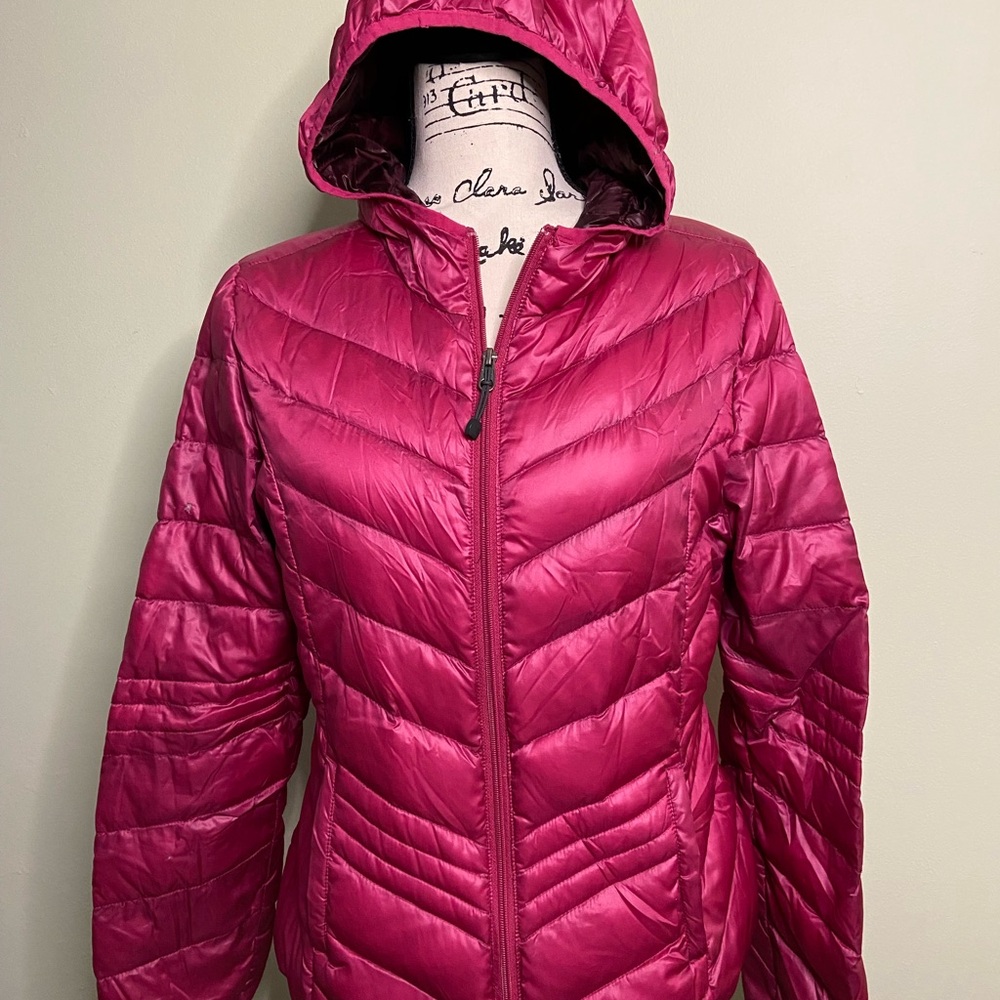 Women's Pink Hooded Jacket